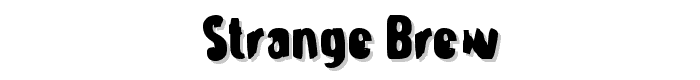Strange Brew font